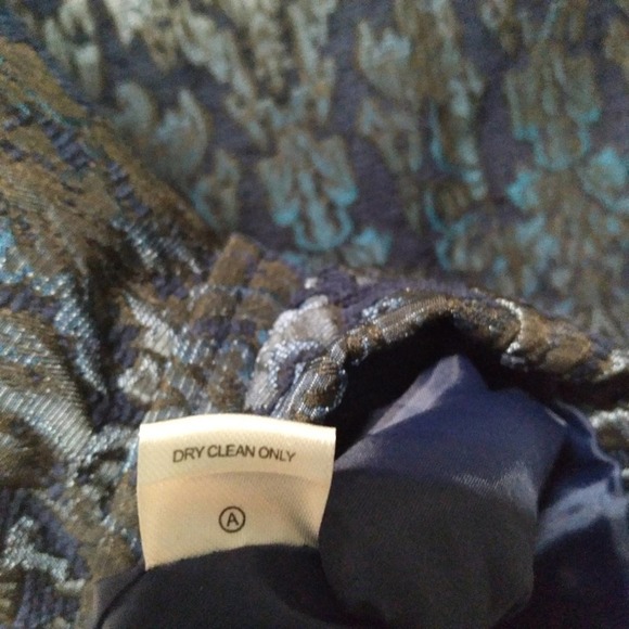 Vintage Erin London Vest Gray Jacquard Zip Up Size 1X - Picture 8 of 11